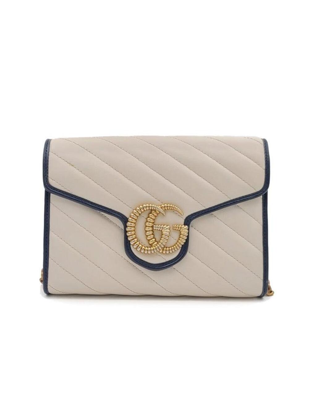 Fapis Gucci Marmont Mini Chain Bag #352491F68B
